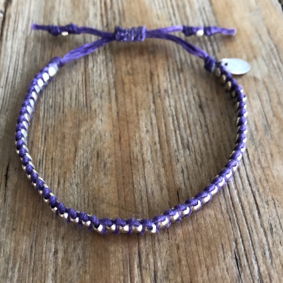 TAL Designs Silver Bead Pull Cord Bracelet - Picture 4 of 4